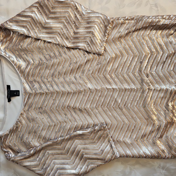 White House / Black Market Sequin Top, Size M. - Picture 9 of 9